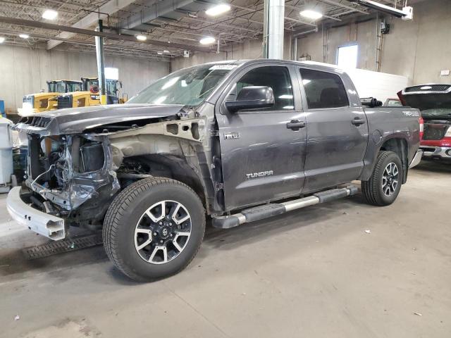 5TFDW5F17KX783759 - 2019 TOYOTA TUNDRA CREWMAX SR5 GRAY photo 1