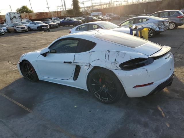 WP0AB2A86KS278407 - 2019 PORSCHE CAYMAN S WHITE photo 2