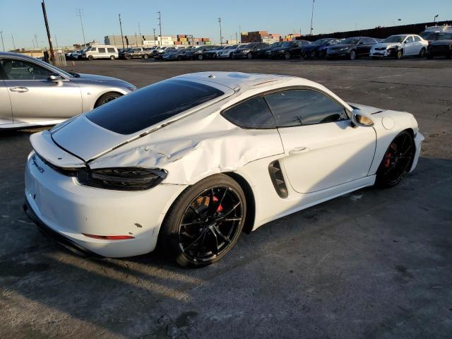 WP0AB2A86KS278407 - 2019 PORSCHE CAYMAN S WHITE photo 3