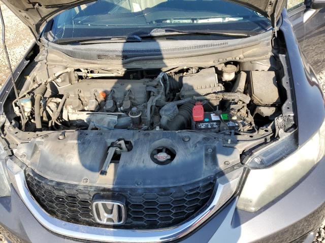 19XFB2F9XEE206673 - 2014 HONDA CIVIC EXL ნაცრისფერი ფოტო 11