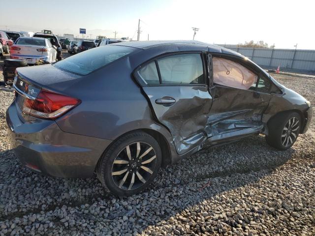 19XFB2F9XEE206673 - 2014 HONDA CIVIC EXL GRAY photo 3