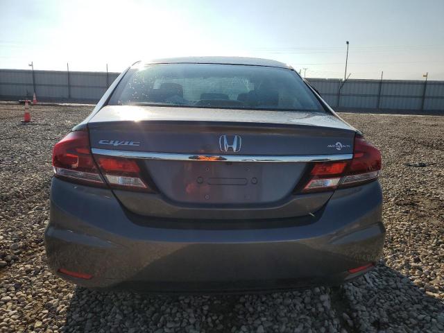 19XFB2F9XEE206673 - 2014 HONDA CIVIC EXL GRAY photo 6