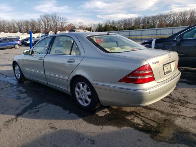 WDBNG75J6YA123348 - 2000 MERCEDES-BENZ S 500 SILVER photo 2