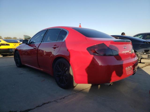 JNKBV61E07M717961 - 2007 INFINITI G35 RED photo 2