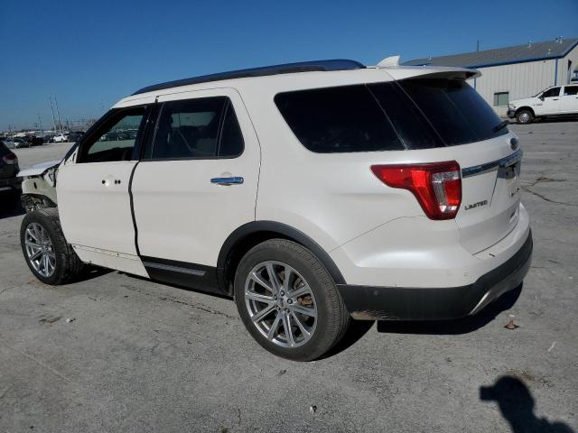 1FM5K7FHXHGD98872 - 2017 FORD EXPLORER LIMITED WHITE photo 2