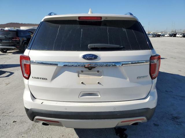 1FM5K7FHXHGD98872 - 2017 FORD EXPLORER LIMITED WHITE photo 6