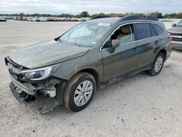 4S4BSAFC6K3309169 - 2019 SUBARU OUTBACK 2.5I PREMIUM GREEN photo 1