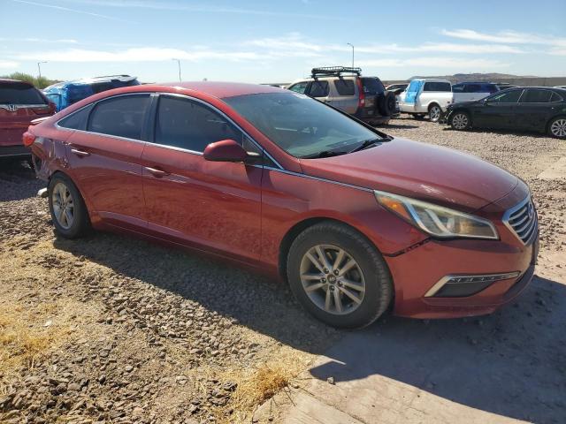 5NPE24AF1FH020246 - 2015 HYUNDAI SONATA SE RED photo 4