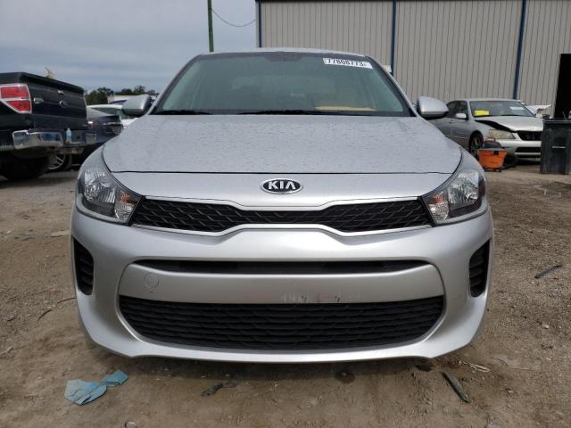 3KPA24ADXLE284644 - 2020 KIA RIO LX SILVER photo 5