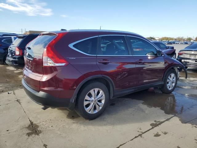 5J6RM3H70EL009599 - 2014 HONDA CR-V EXL BURGUNDY photo 3