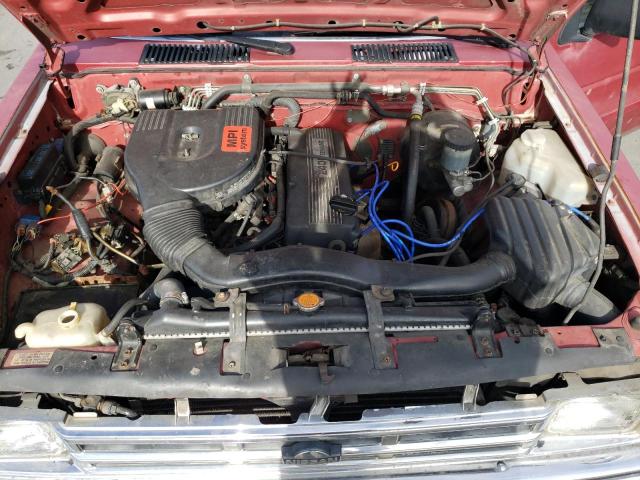 1N6SD11S7LC315767 - 1990 NISSAN D21 SHORT BED RED photo 11