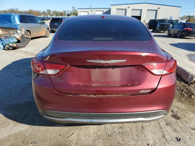 1C3CCCAB8FN747805 - 2015 CHRYSLER 200 LIMITED MAROON photo 6