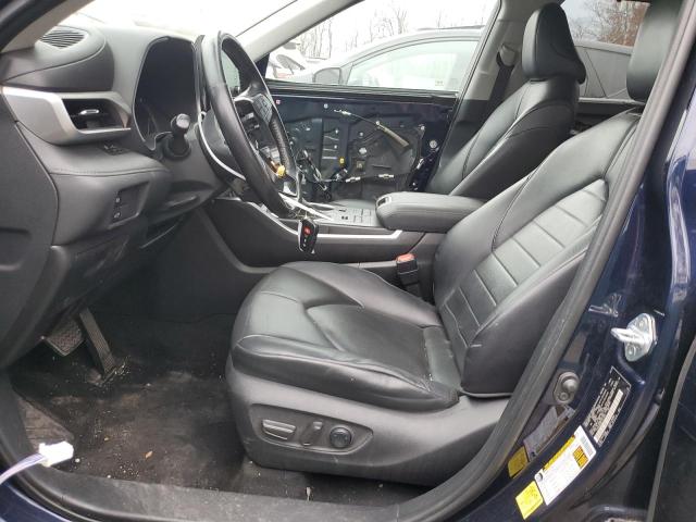 5TDHZRBH8LS513014 - 2020 TOYOTA HIGHLANDER XLE BLUE photo 7