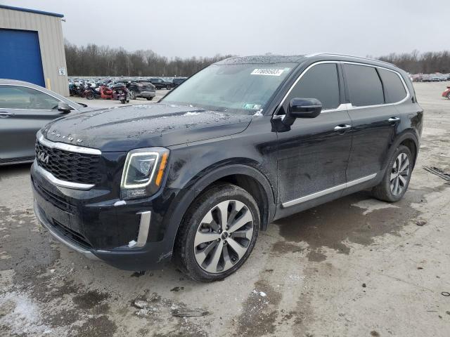 5XYP6DHCXNG214417 - 2022 KIA TELLURIDE S BLACK photo 1