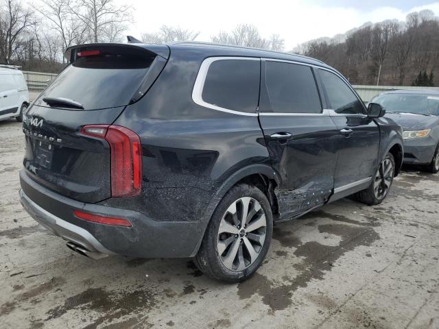 5XYP6DHCXNG214417 - 2022 KIA TELLURIDE S BLACK photo 3