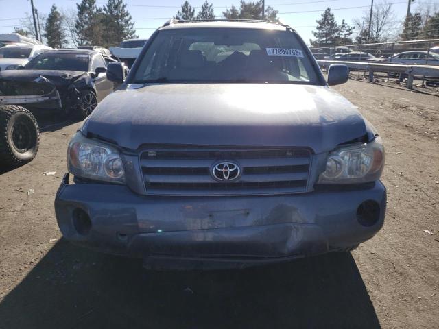 JTEEP21A970195364 - 2007 TOYOTA HIGHLANDER SPORT BLUE photo 5