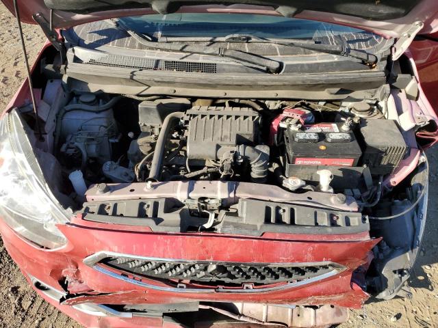 ML32A3HJ6KH014240 - 2019 MITSUBISHI MIRAGE ES RED photo 11