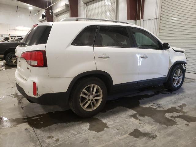 5XYKTCA68EG483534 - 2014 KIA SORENTO LX WHITE photo 3