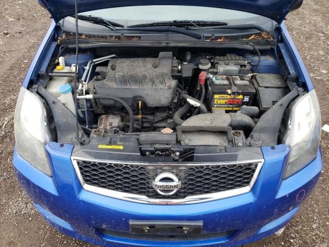 3N1AB6AP3CL690219 - 2012 NISSAN SENTRA 2.0 BLUE photo 11