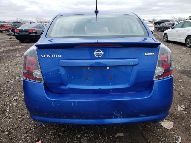 3N1AB6AP3CL690219 - 2012 NISSAN SENTRA 2.0 BLUE photo 6