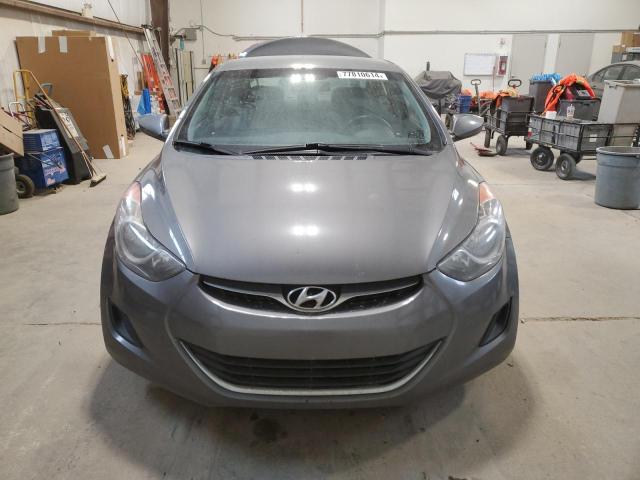 5NPDH4AE9DH355267 - 2013 HYUNDAI ELANTRA GLS GRAY photo 5