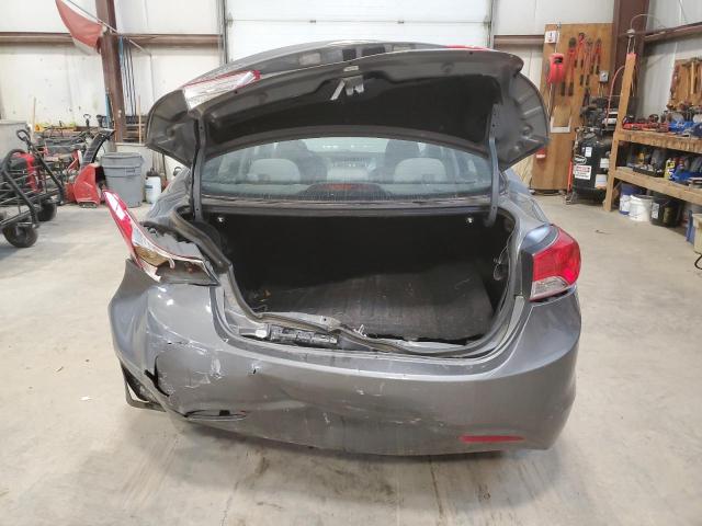 5NPDH4AE9DH355267 - 2013 HYUNDAI ELANTRA GLS GRAY photo 6