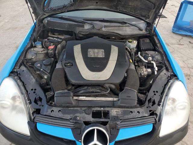 WDBWK56F18F176611 - 2008 MERCEDES-BENZ SL300 350 BLUE photo 11