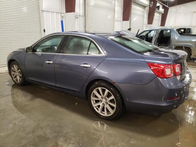 1G11H5SL6EF259381 - 2014 CHEVROLET MALIBU LTZ BLUE photo 2