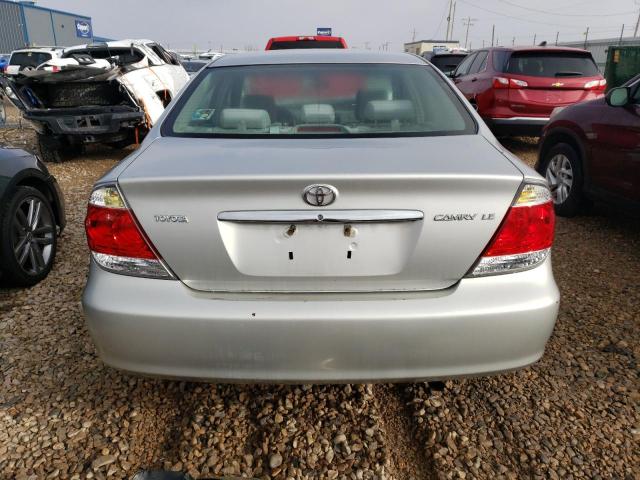 4T1BE32K96U108267 - 2006 TOYOTA CAMRY LE SILVER photo 6