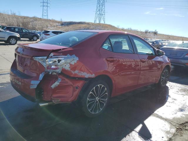 5YFBURHE0FP354567 - 2015 TOYOTA COROLLA L RED photo 3