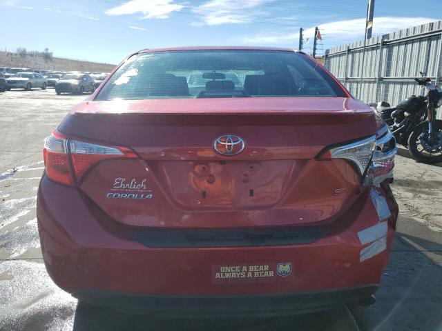 5YFBURHE0FP354567 - 2015 TOYOTA COROLLA L RED photo 6