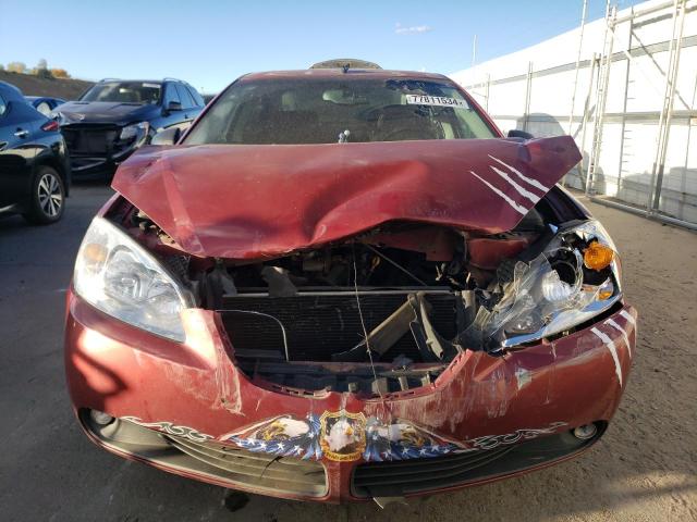 1G2ZG57B394145731 - 2009 PONTIAC G6 RED photo 5