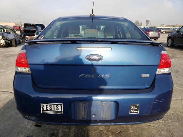 1FAHP35N28W253243 - 2008 FORD FOCUS SE BLUE photo 6