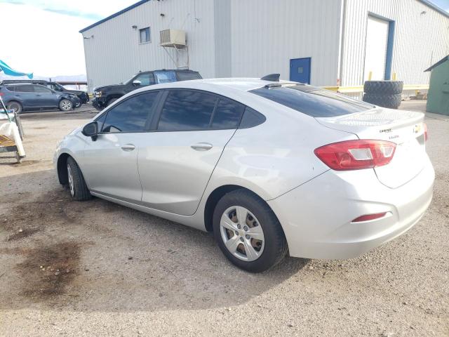 1G1BC5SM1H7253496 - 2017 CHEVROLET CRUZE LS SILVER photo 2