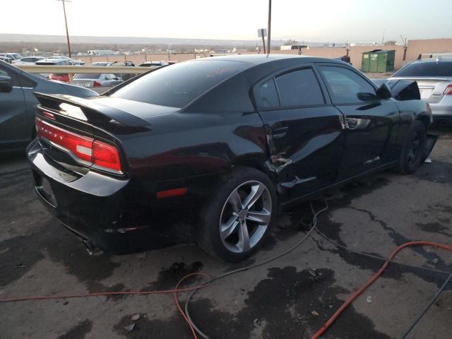 2C3CDXAT7EH340773 - 2014 DODGE CHARGER POLICE BLACK photo 3