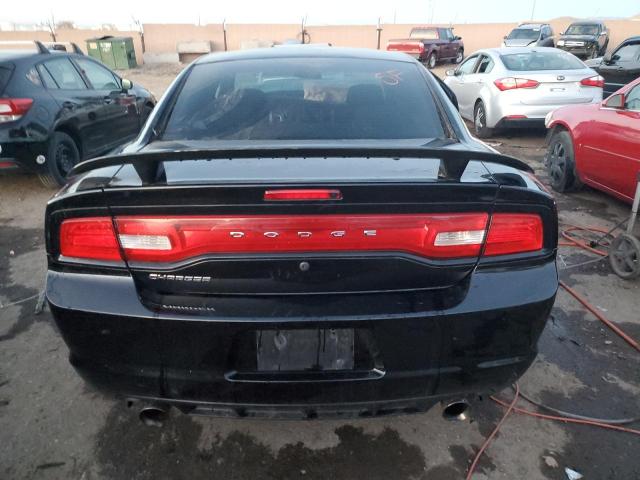 2C3CDXAT7EH340773 - 2014 DODGE CHARGER POLICE BLACK photo 6