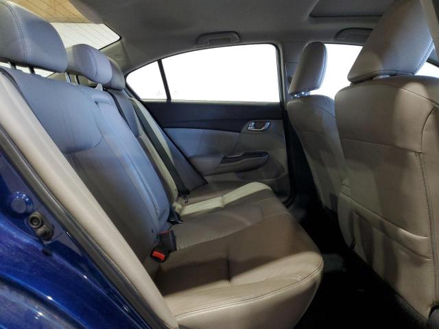 19XFB2F94EE256033 - 2014 HONDA CIVIC EXL ლურჯი ფოტო 10
