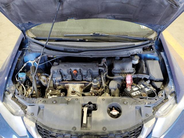 19XFB2F94EE256033 - 2014 HONDA CIVIC EXL ლურჯი ფოტო 11