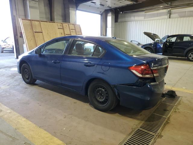 19XFB2F94EE256033 - 2014 HONDA CIVIC EXL ლურჯი ფოტო 2