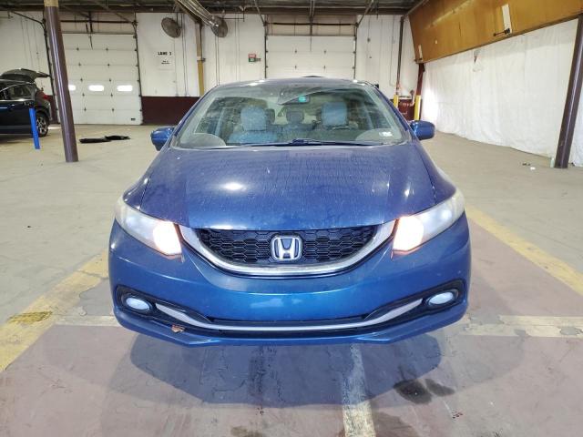19XFB2F94EE256033 - 2014 HONDA CIVIC EXL ლურჯი ფოტო 5