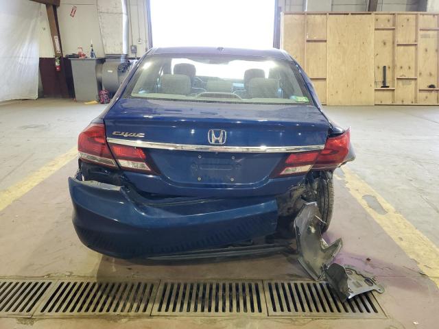 19XFB2F94EE256033 - 2014 HONDA CIVIC EXL ლურჯი ფოტო 6