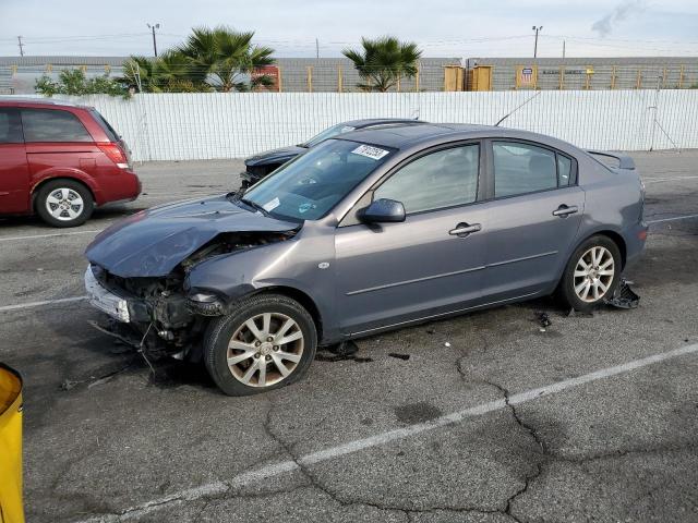 JM1BK32G281878436 - 2008 MAZDA 3 I GRAY photo 1