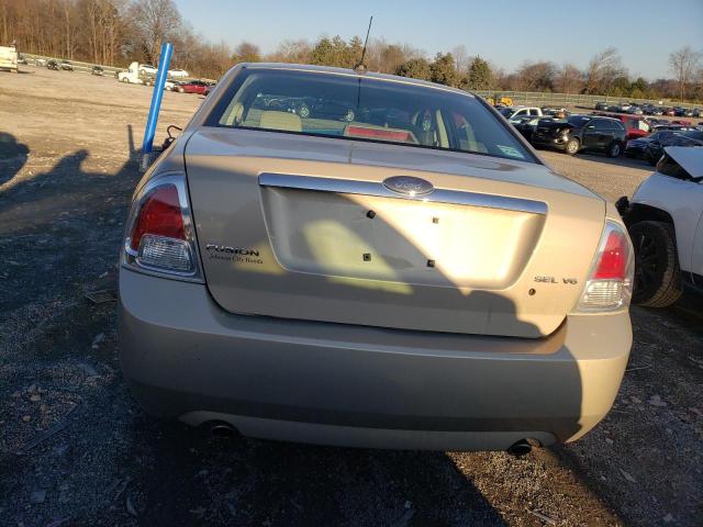 3FAHP08197R157862 - 2007 FORD FUSION SEL GOLD photo 6