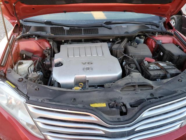 4T3ZK3BB5BU041367 - 2011 TOYOTA VENZA RED photo 12