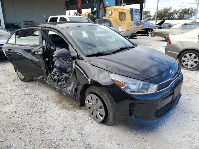 3KPA25AB7KE227613 - 2019 KIA RIO S BLACK photo 4