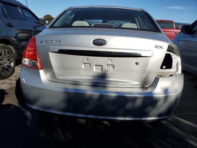 KNAFE122885584708 - 2008 KIA SPECTRA EX SILVER photo 6