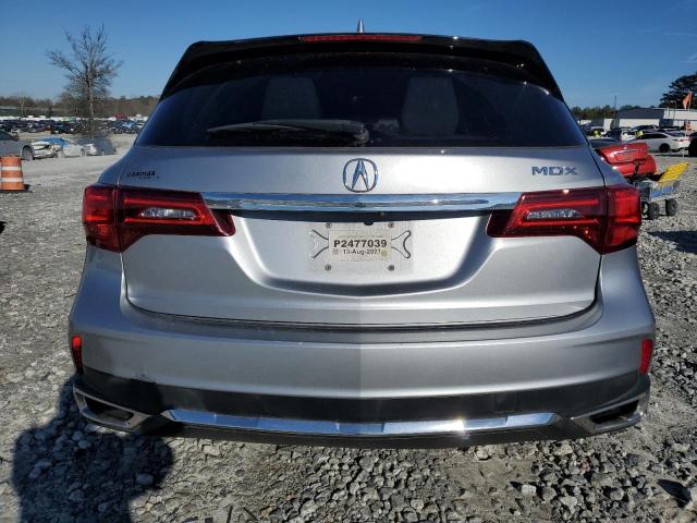 5J8YD3H37JL004717 - 2018 ACURA MDX SILVER photo 6