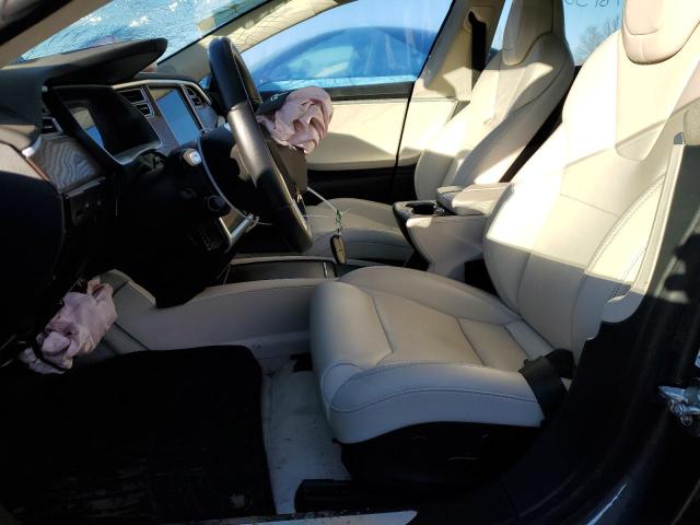 5YJSA1E22JF241602 - 2018 TESLA MODEL S GRAY photo 7