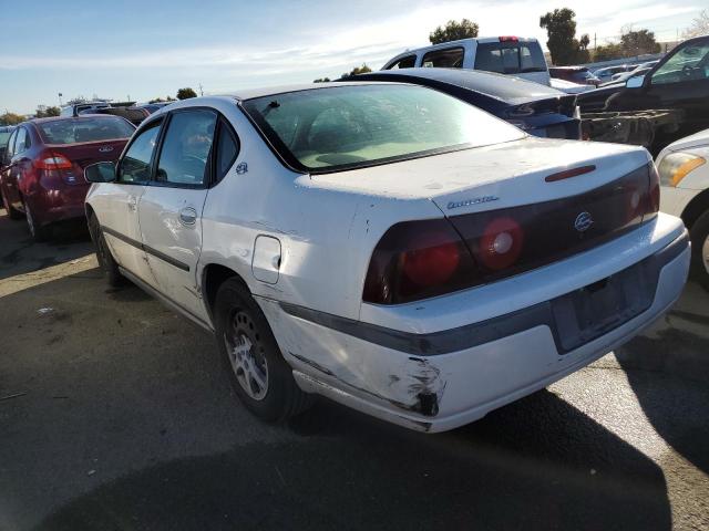 2G1WF55E119227966 - 2001 CHEVROLET IMPALA WHITE photo 2