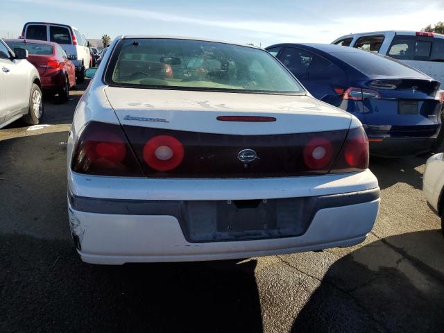 2G1WF55E119227966 - 2001 CHEVROLET IMPALA WHITE photo 6